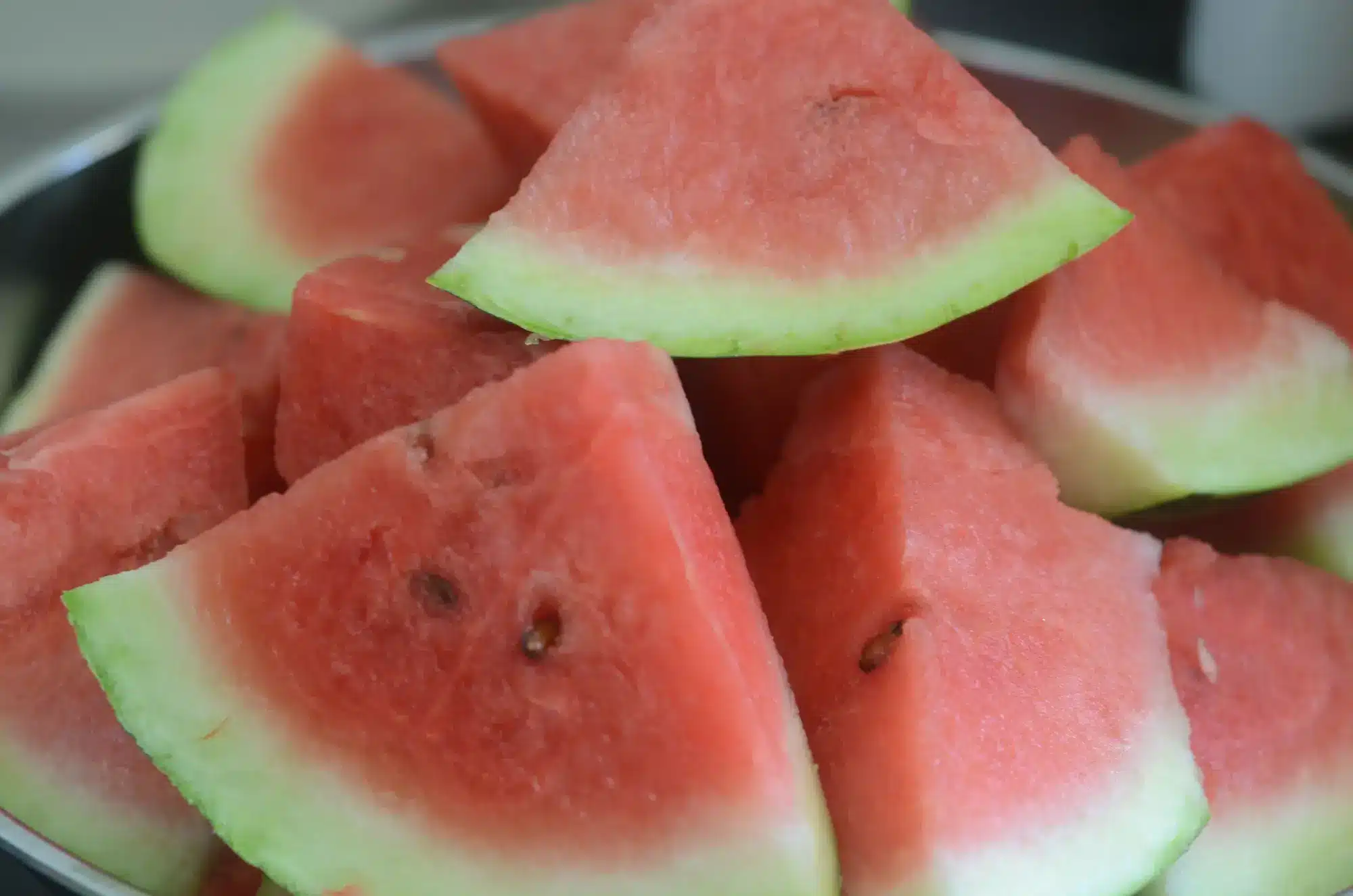 Rodajas de sandía y melón frescas, alimentos refrescantes para el verano