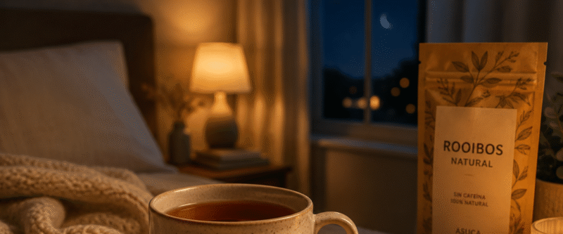 Rooibos por la noche para dormir.