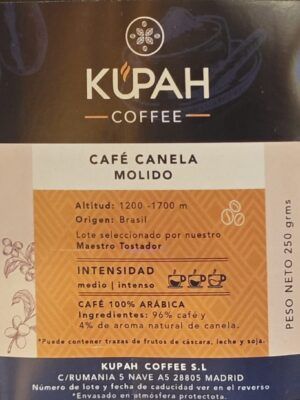 CAFE AROMATIZADO CANELA
