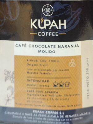 CAFE AROMATIZADO CHOCOLATE NARANJA