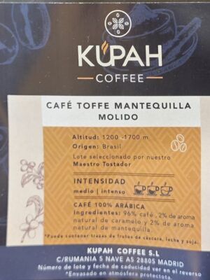 CAFÉ AROMATIZADO TOFFEE MANTEQUILLA