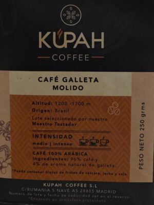 CAFÉ AROMATIZADO GALLETA