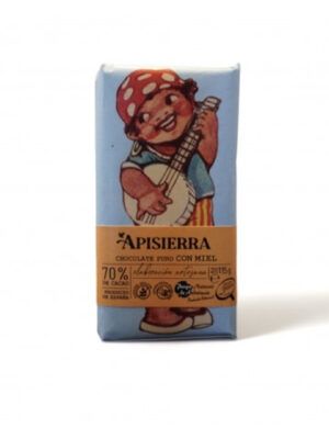 CHOCOLATE 70% CON MIEL- APISIERRA