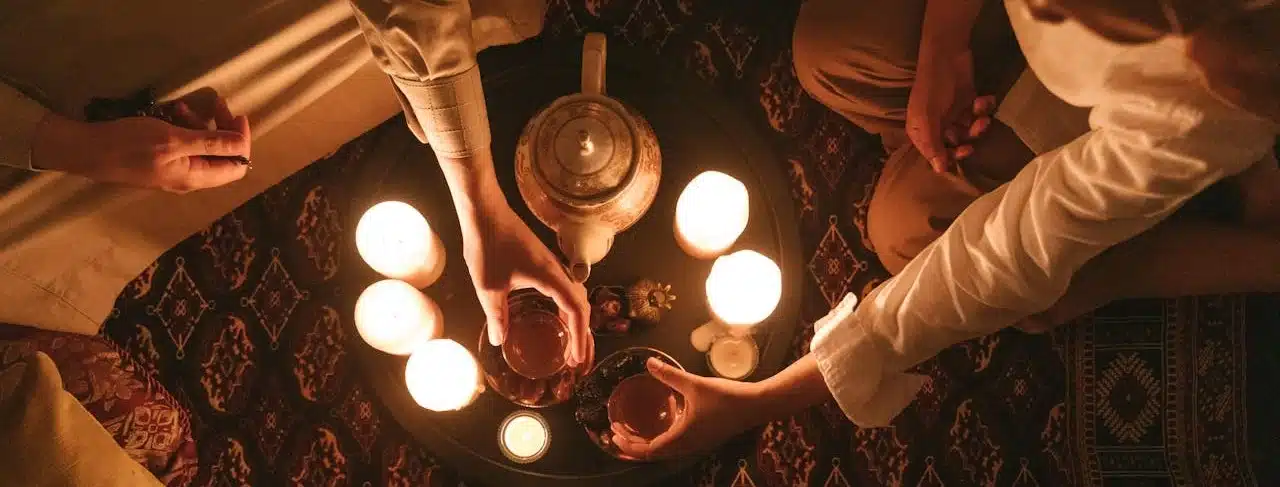 rutina nocturna con infusión relajante para dormir mejor