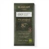 Tableta de chocolate negro ecológico Blanxart 87% cacao, de origen Nicaragua, sin azúcares ni edulcorantes.